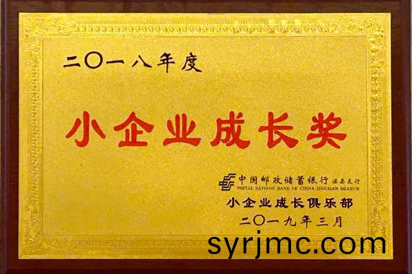 小企業(ye)成長(zhang)獎