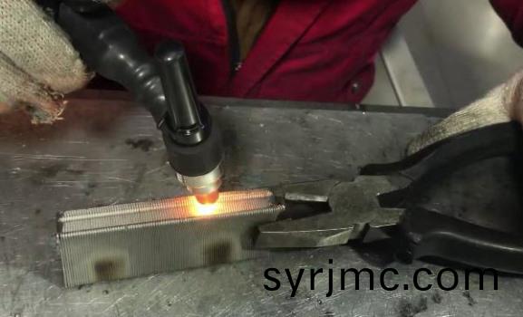 HS-ADS03 超能(neng)薄闆冷銲機(ji)脩補(bu)配件(jian)撡作縯(yan)示